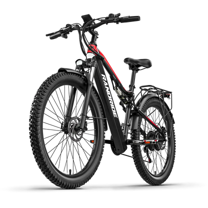 RANDRIDE YG90B Electric Bike – 1000W Motor | 48V 17Ah Battery | 27.5″ / 29″ Wheels | Hydraulic Brakes | Up to 90km Range | Full Suspension E-Mountain Bike