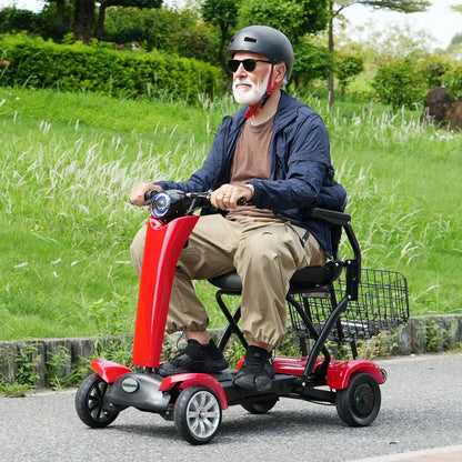Hidoes P1 Foldable Quad Scooter – 250W Motor | 36V Battery | 14″ Tires | Lightweight Adult Electric Scooter