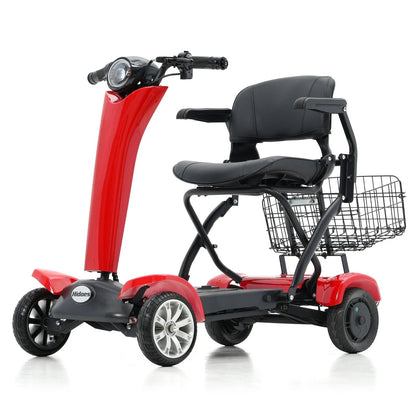 Hidoes P1 Foldable Quad Scooter – 250W Motor | 36V Battery | 14″ Tires | Lightweight Adult Electric Scooter