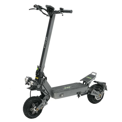 VIPCOO VS9 Dual Motor Electric Scooter – 60V 26Ah Battery | 11″ Off-Road Tires | Dual Suspension | High-Speed Adult E-Scooter | 3600W Long Range