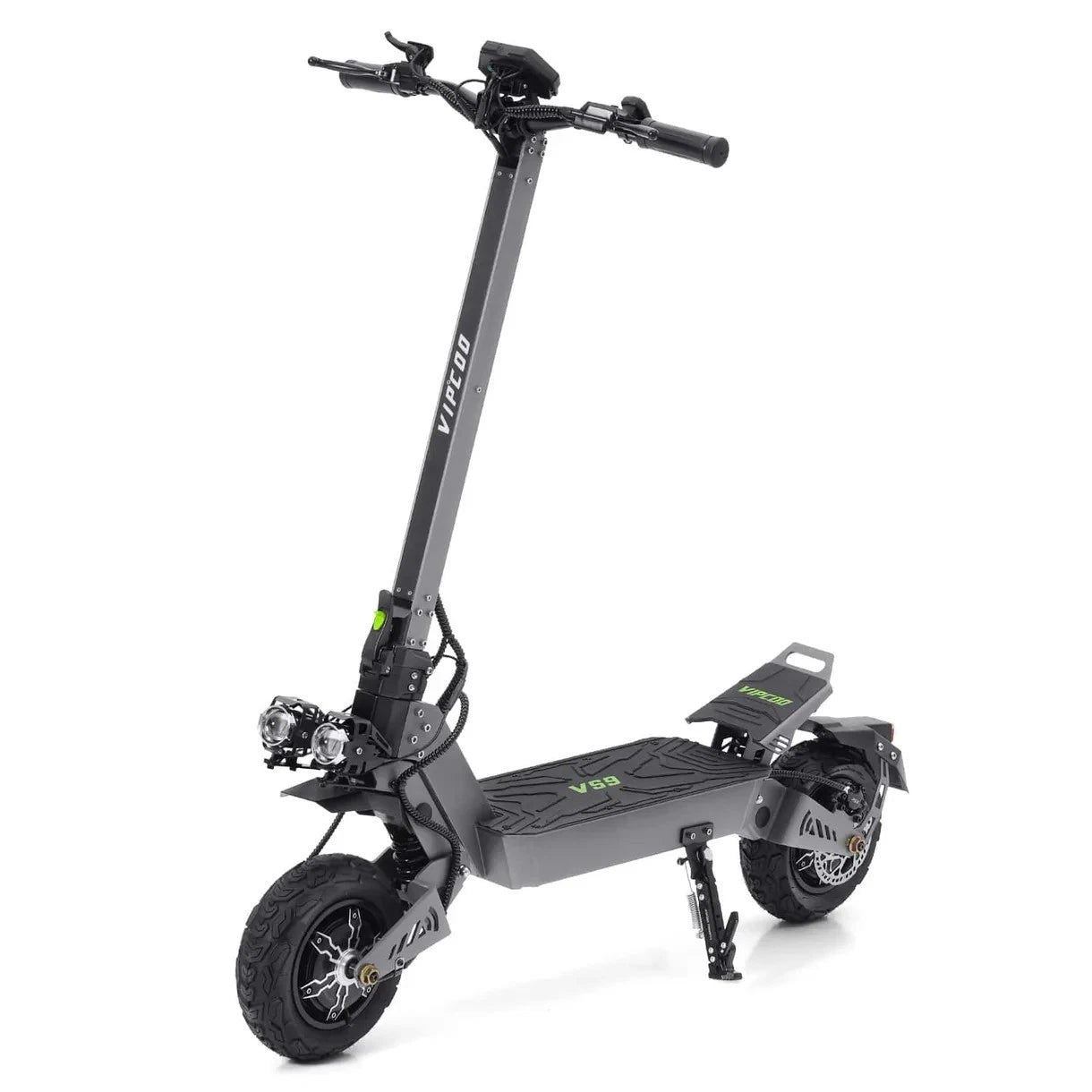VIPCOO VS9 Dual Motor Electric Scooter – 60V 26Ah Battery | 11″ Off-Road Tires | Dual Suspension | High-Speed Adult E-Scooter | 3600W Long Range