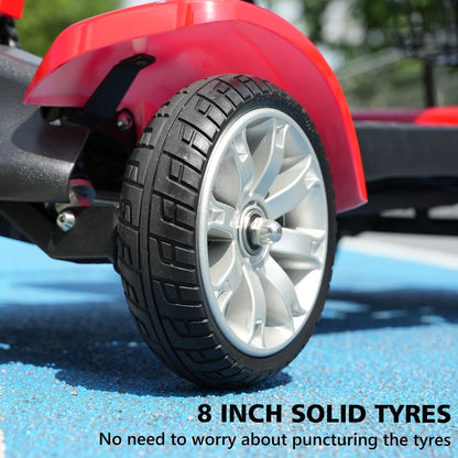 Hidoes P1 Foldable Quad Scooter – 250W Motor | 36V Battery | 14″ Tires | Lightweight Adult Electric Scooter