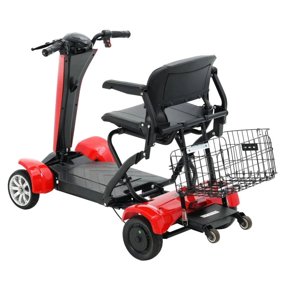 Hidoes P1 Foldable Quad Scooter – 250W Motor | 36V Battery | 14″ Tires | Lightweight Adult Electric Scooter